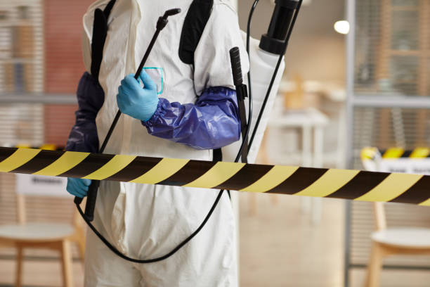 Professional Biohazard Cleanup technician working in Moncks Corner, SC